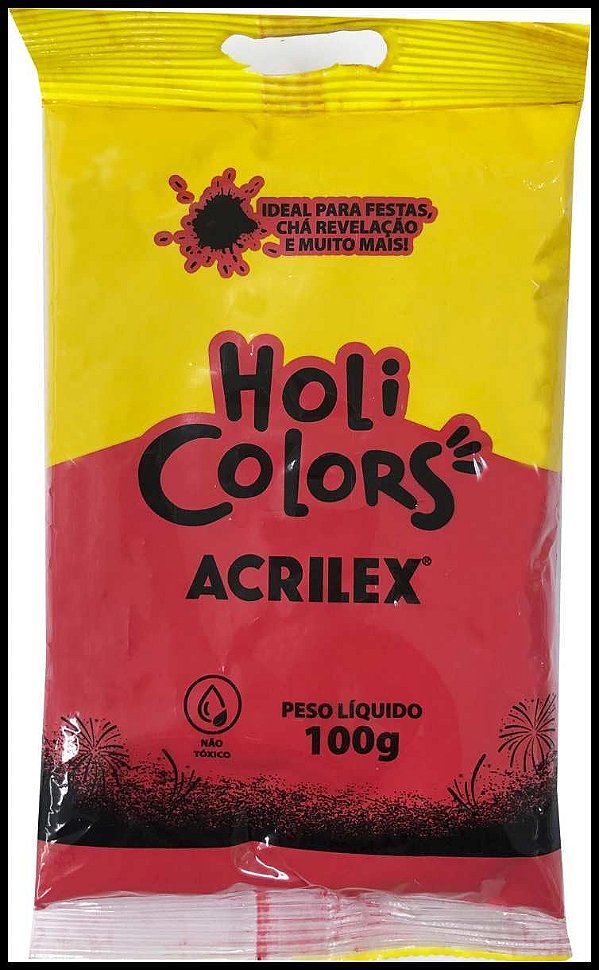 Holi Colors 100g Vermelho Fogo