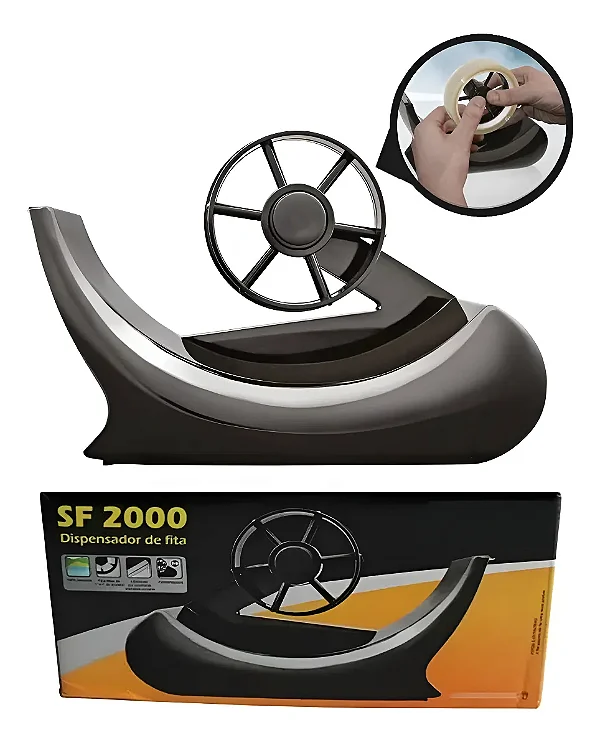 Suporte de Fitas Adesivas SF 2000 Vinho GrampLine - EAN 7898457742245