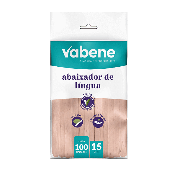 Abaixador de lingua embalado 100un/pct