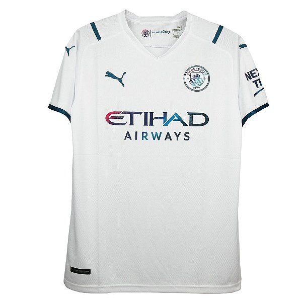Camisa do Manchester City Branca 21/22 Puma - Zeus Store