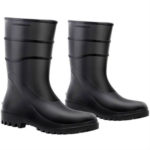 Bota Galocha Pvc Limpeza Faxina Preta Antiderrapante Bracol