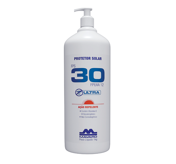 Protetor Solar C/ Repelente Fps 30 1 Litro Mavaro