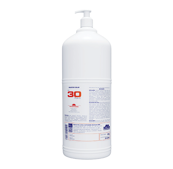 Protetor Solar Fps 30 Bloqueador Mavaro 2kg Não Oleoso Epi