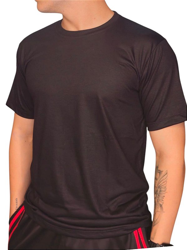Camiseta de Malha Fria PV  Confortável Manga Curta unissex