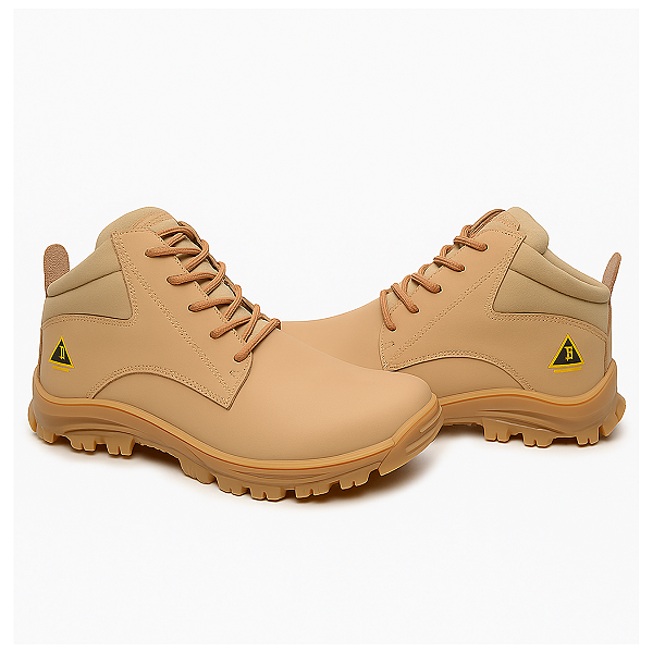 Bota Bege PRF impermeável Couro Gogowear