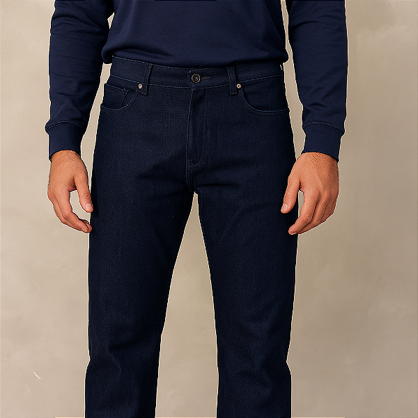 Calça Jeans com Elastano Básica Unissex Conforto e Estilo para o Dia a Dia