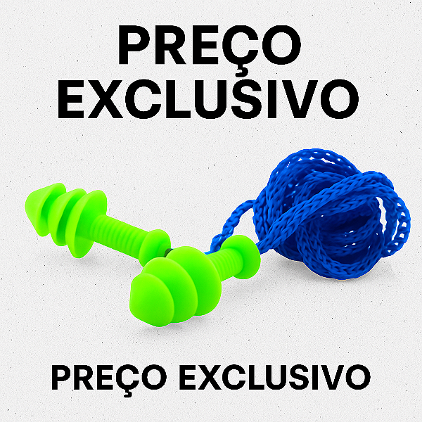 Protetor Auditivo Quantum Auricular com Cordão 1 UND