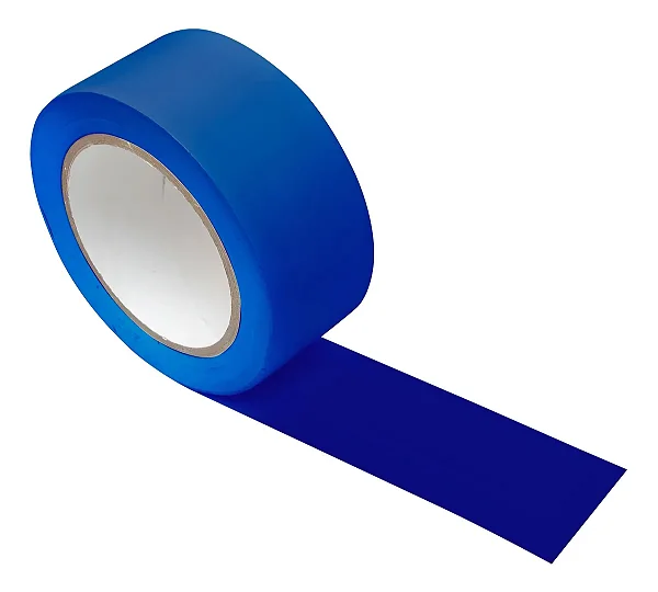 FITA DEMARCAÇÃO DE SOLO 48MMX 30M AZUL