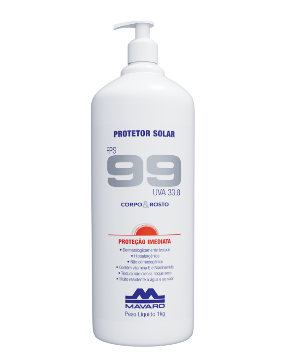 Protetor Solar Mavaro Fps 99 De 1 KG