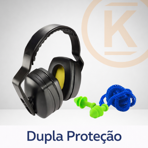 Kit Abafador Ledan 21dB + Protetor Auricular Quantum