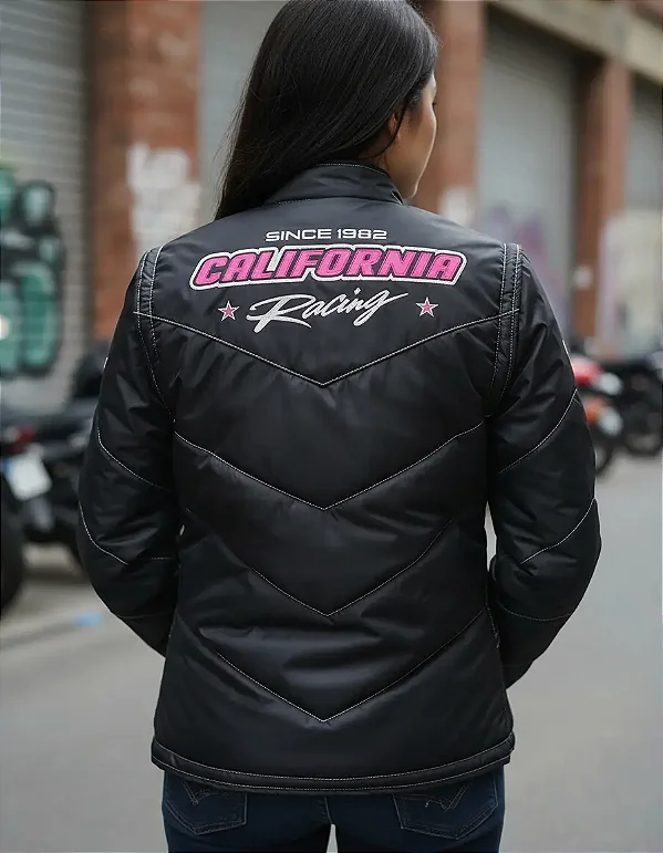 Jaqueta California Racing Refletiva Feminina