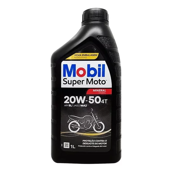 Oleo Mobil 4T (Preto) 20w50 1LT