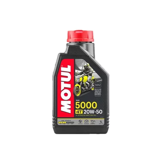 Óleo Motul - 5000+ 4T 20W50 Semi Sintético (1 litro)