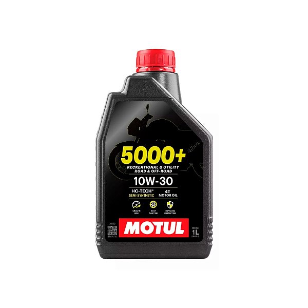 Óleo Motul 5000+ 4T 10W30 SJ Semi Sintético 1 Litro