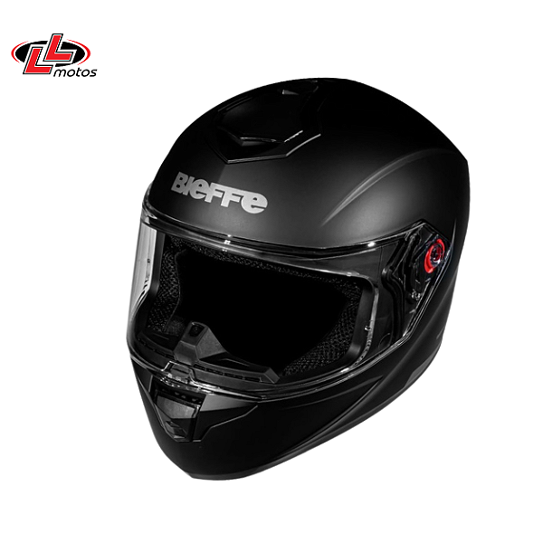 Capacete Bieffe B-12 Classic Preto Fosco