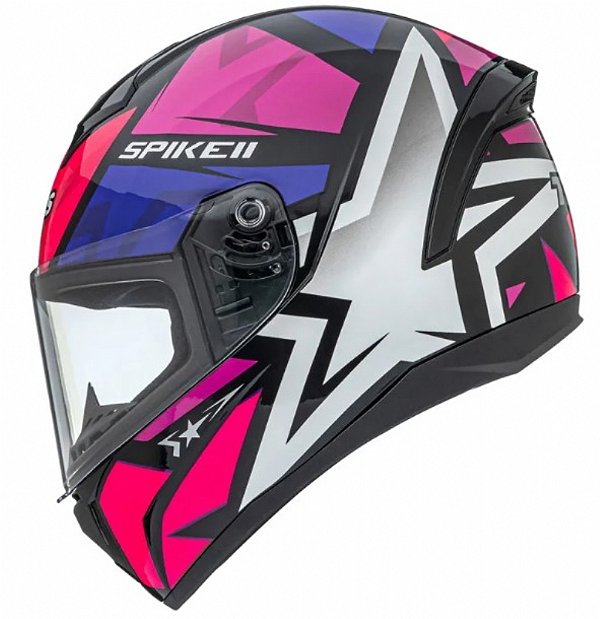 CAPACETE PEELS SPIKE II 1ST PTO/ROSA