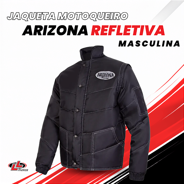 Jaqueta Motoqueiro Arizona Refletiva Masculina 4G