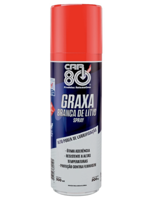 GRAXA BRANCA SPRAY CAR 80 - 300ml