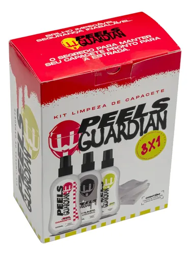 Kit Limpeza Para Capacetes Guardian Peels 3 em 1