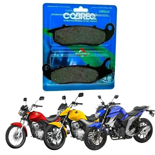 Pastilha de Freio CG150 09/13 FAZER 250 16 ABS/ COBREQ N-949