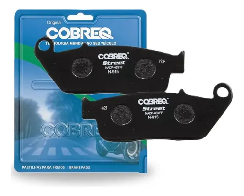 Pastilha de Freio CB250 R TWISTER 2016/2019 SHADOWN600/ADV N-915 Cobreq