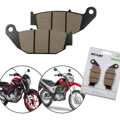 Pastilha de Freio BROS 160 14/19 CBX250 16/19 TRAS. 2015 DIAFRAG DFP-20888