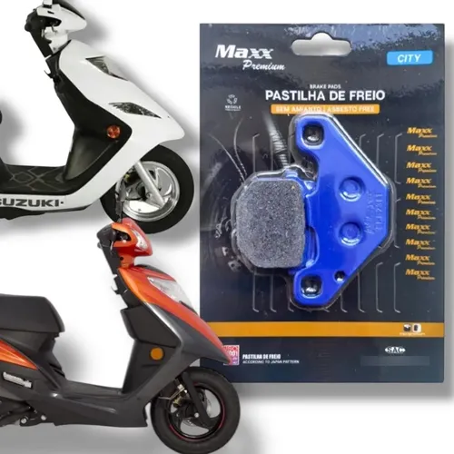 Pastilha de Freio BURGMAN 125/ CITY90/ SMART 125 DIANT. MAXX