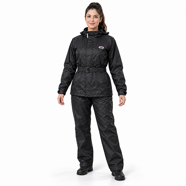 Capa de Chuva Califórnia Racing Nylon Feminina P ao GG