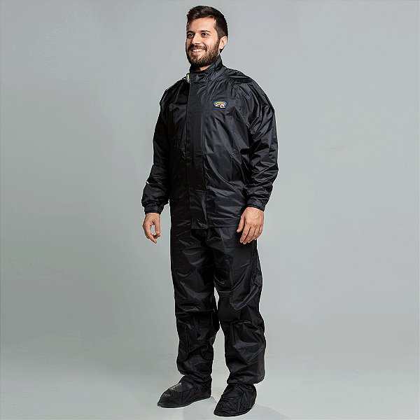 Capa de Chuva Califórnia Racing Nylon Masculina P ao GG