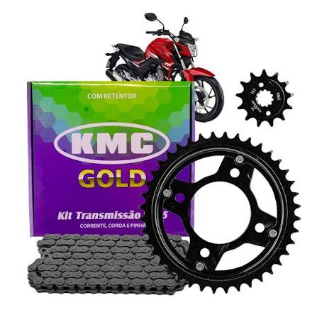 Kit Relação CB 250F Twister 2016+ C/ Retentor