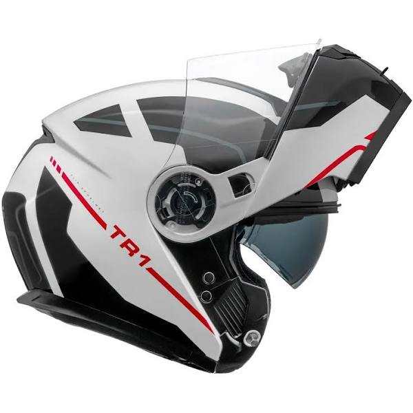 Capacete Peels TR1 Articulado Branco/Preto