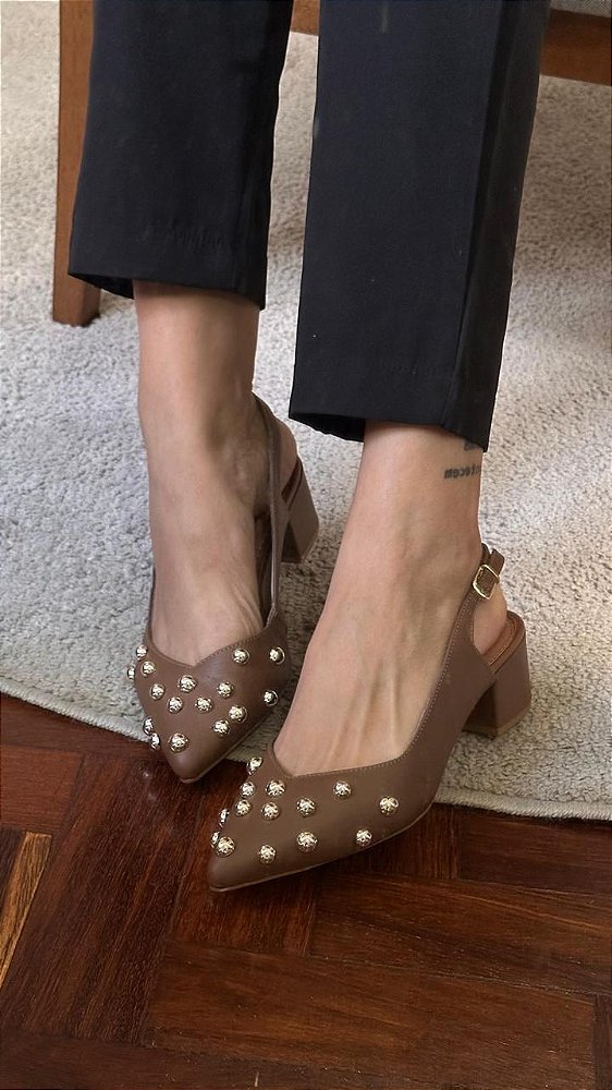SLINGBACK ELLIOT CARAMELO