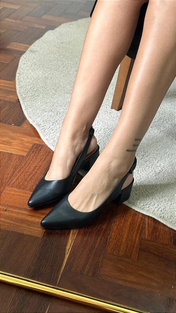 SLINGBACK FERNIE PRETO