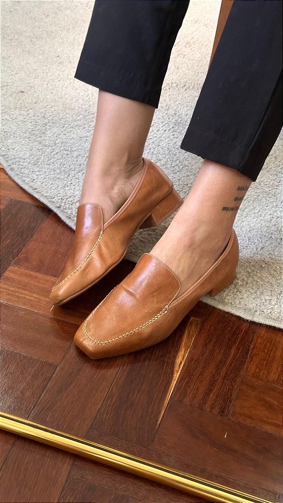 SAPATILHA WINDSOR CARAMELO ESTONADO