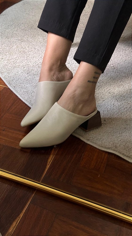 CLOG BURLINGTON OFF WHITE SALTO MADEIRA