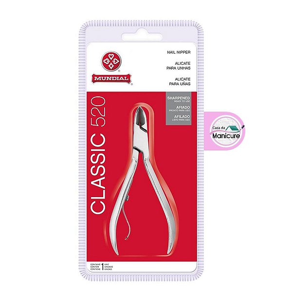 Alicate Cortador de Unhas Classic 520 - Mundial
