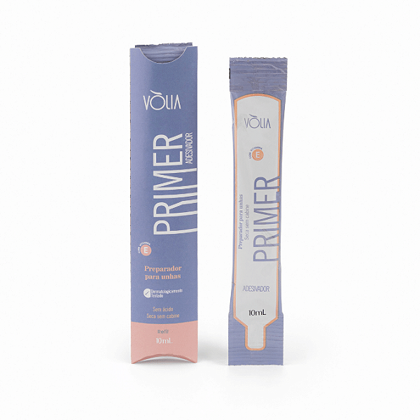 Refil Primer Adesivador Alongamento Unha Sachê (10ml) – Vòlia