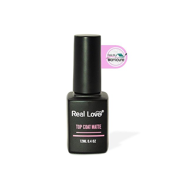 Top Coat Matte Alongamento Unha Gel (12ml) - Real Love