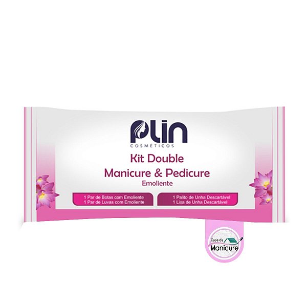Kit Descartável Manicure e Pedicure Cutícula com Emoliante – Plin