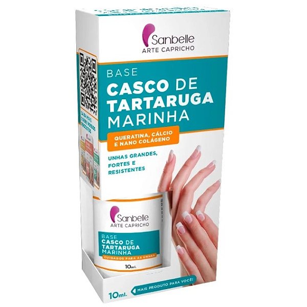 Base Fortalecedora Casco de Tartaruga Marinha (8,5ml) - Sanbelle