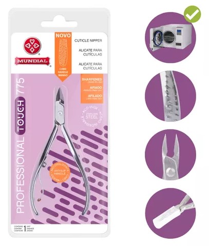 Alicate para Cutícula Professional Touch 775 - Mundial