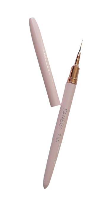 Pincel Fino Alongamento Unha Decoração 7mm - Fan Nails