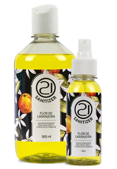 Prep Higienizador Unha Sanitizer Flor de Laranjeira (125ml) - Nails 21