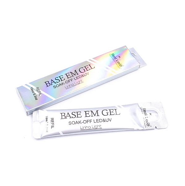 Refil Gel Base Alongamento Unha Esmaltação Gel Sachê (10ml) – Real Love
