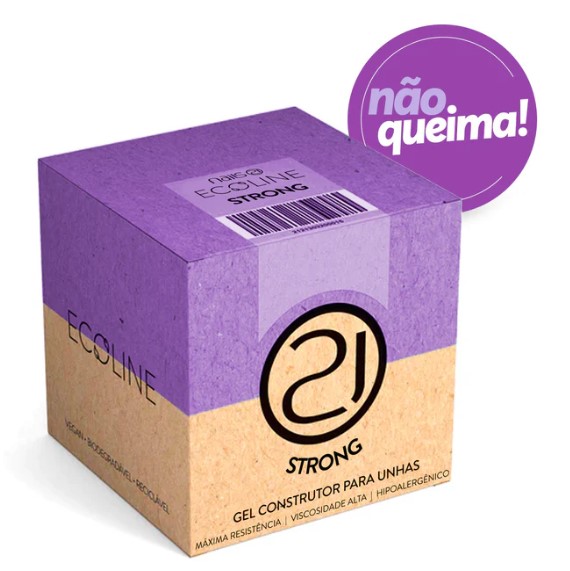 Gel Strong Construtor Alongamento Unha (34g) – Nails 21