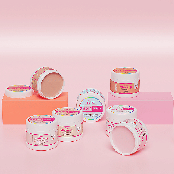 Gel Construção Alongamento de Unhas Amadinhos 15g - AeglaPro