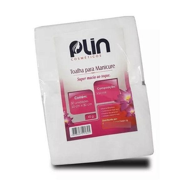 Toalha Para Manicure Descartável (50un) - Plin
