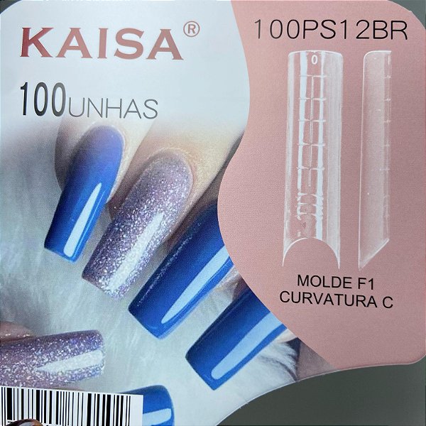 Molde F1 Reutilizável Polygel Modelos (100un) - Kaisa