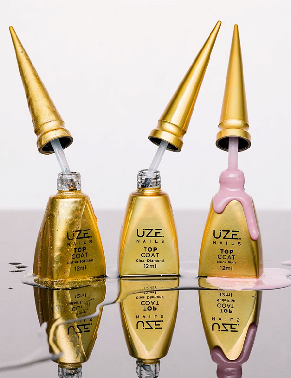 Top Coat Alongamento Unhas Gel 12ml - Uze Nails