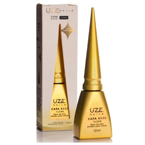 Capa Base Clear Alongamento Unhas Gel 12ml - Uze Nails